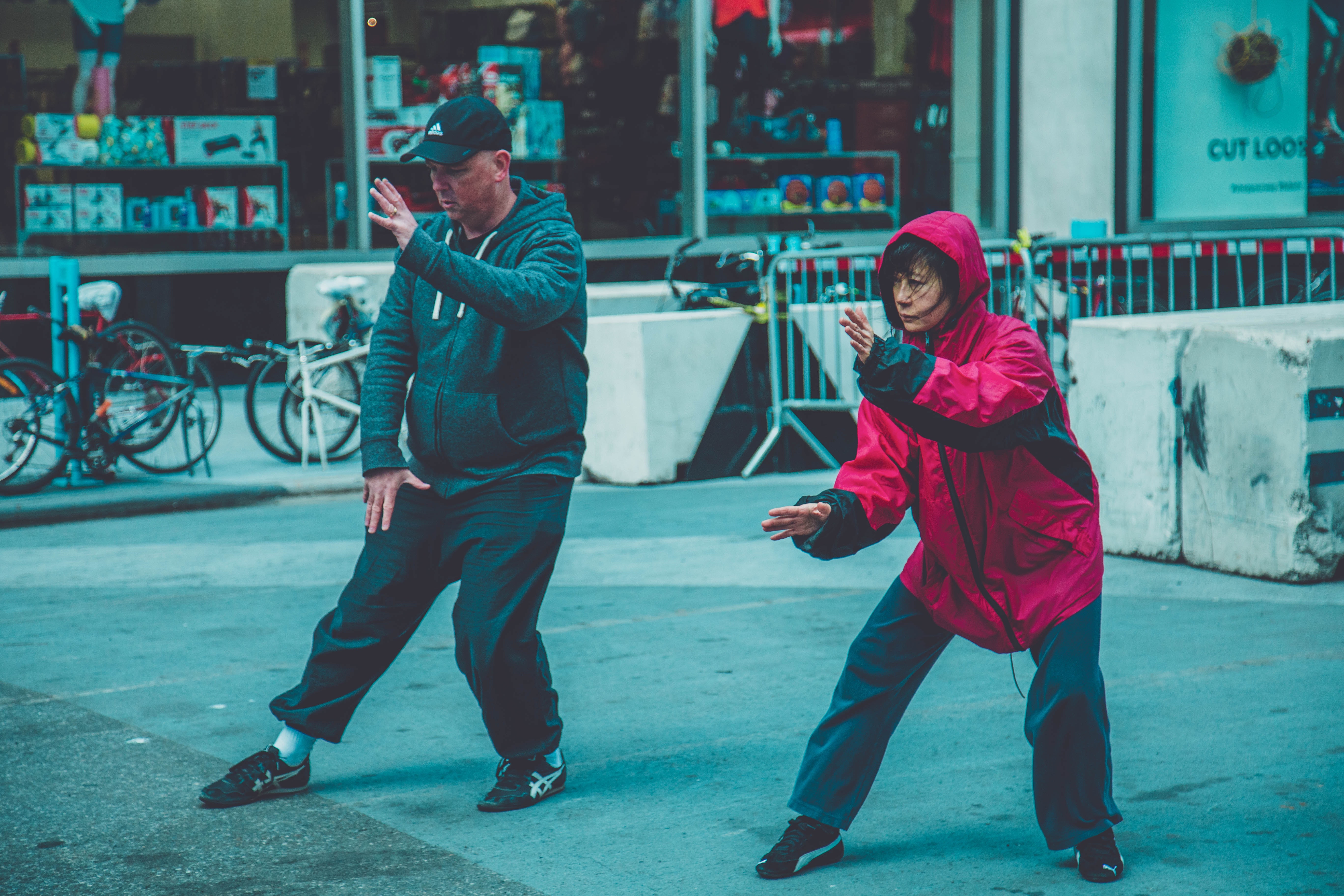 people doing kung fu